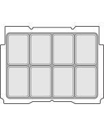 8 voudige vakverdeling voor BTI T-loc systainer 1