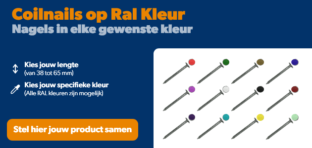Coilnails nagels op ral kleur